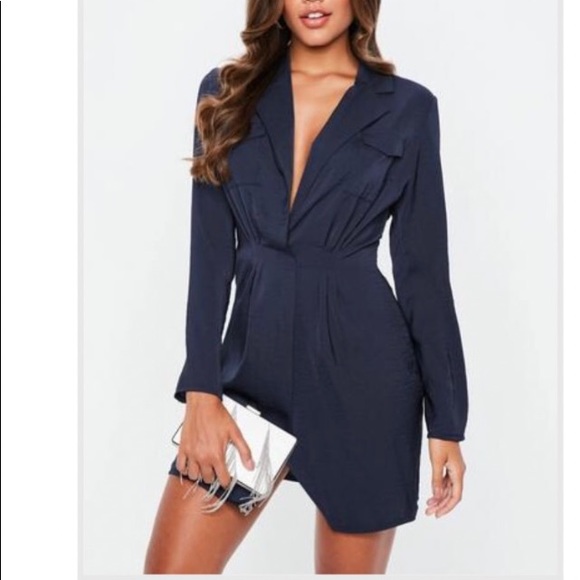 PrettyLittleThing Dresses & Skirts - Navy Blue Dress - Never Worn, Size 6